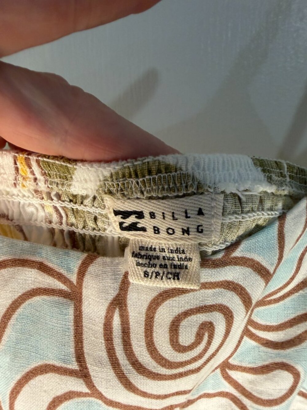 NWOT Billabong/Nordstrom Island Life Midi Dress-S-Linen/Cotton- Pastel- MSRP $88 - Picture 8 of 11